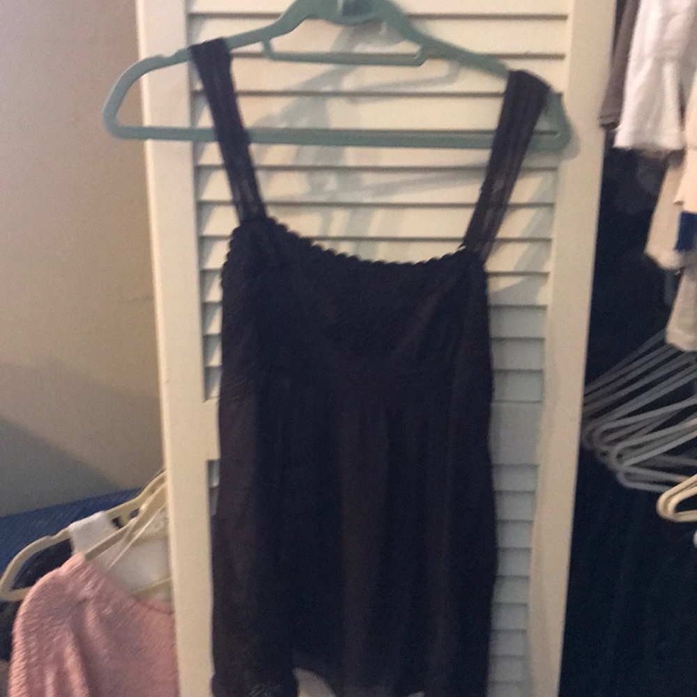 Flowy brown BCBG tank